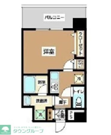 JU TOWER FRONT 北斎Stの物件間取画像